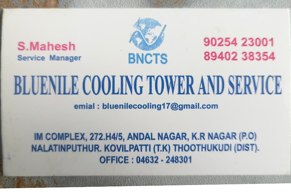 BLUENILE COOLING TOWER AND SERVICE